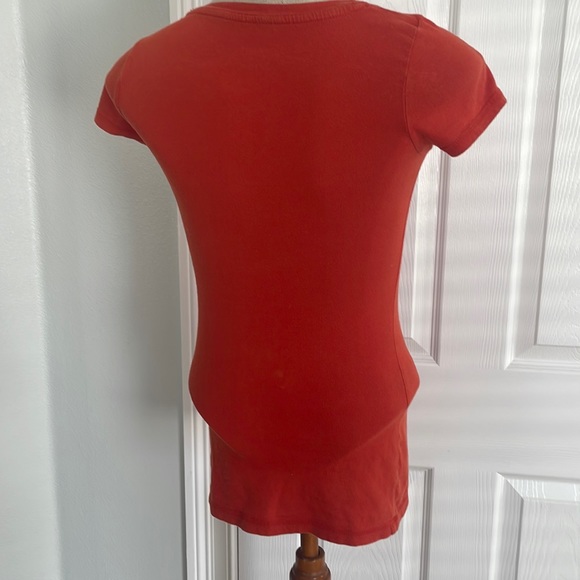 Soffe shorts black cheer & tee top tangerine orange XS - Picture 15 of 16